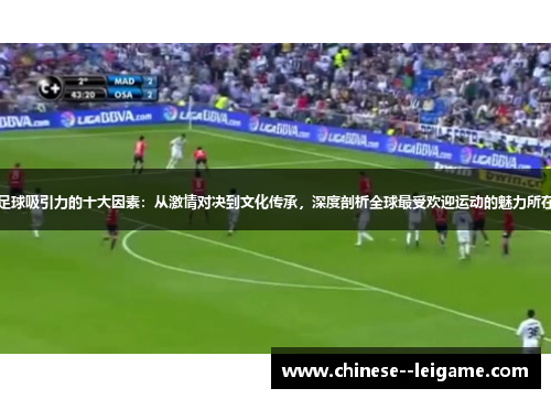 足球吸引力的十大因素：从激情对决到文化传承，深度剖析全球最受欢迎运动的魅力所在